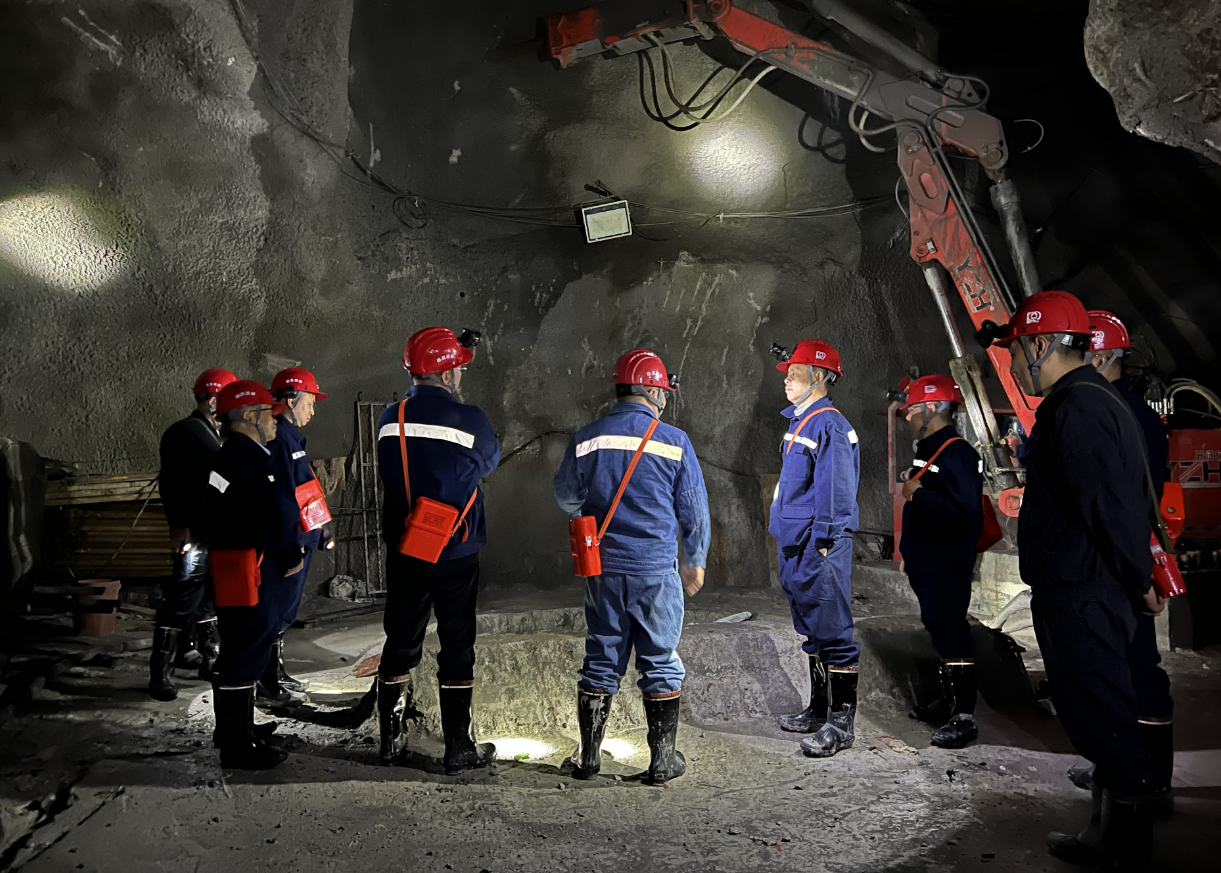 蜀道礦業集團黨委副書記、副董事長、總經理田禮勇一行到公司調研